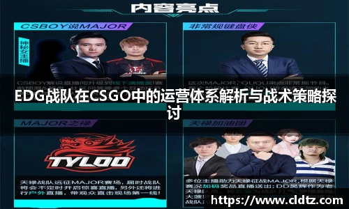 EDG战队在CSGO中的运营体系解析与战术策略探讨